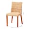 Bali & Pari Rowen Bohemian Light Honey Kubu Rattan and Mahogany Wood Dining Chair 245-13712-ZORO - alternate 4